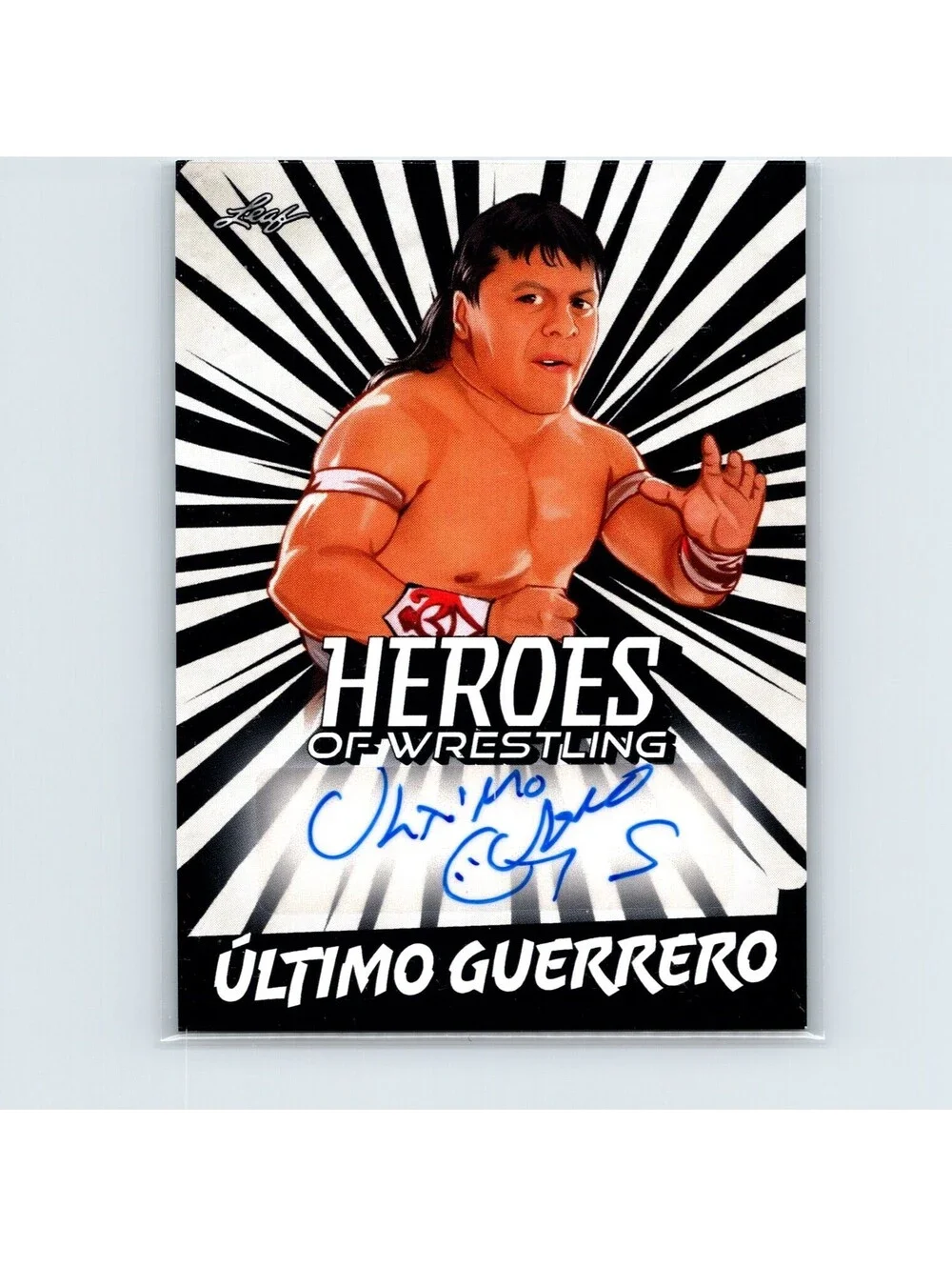 2023 Leaf Heroes of Wrestling Último Guerrero #BA-UG1 Autographs